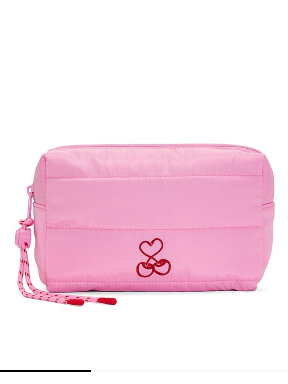 PINK Victoria’s Secret Quilted Puffer Makeup Bag
